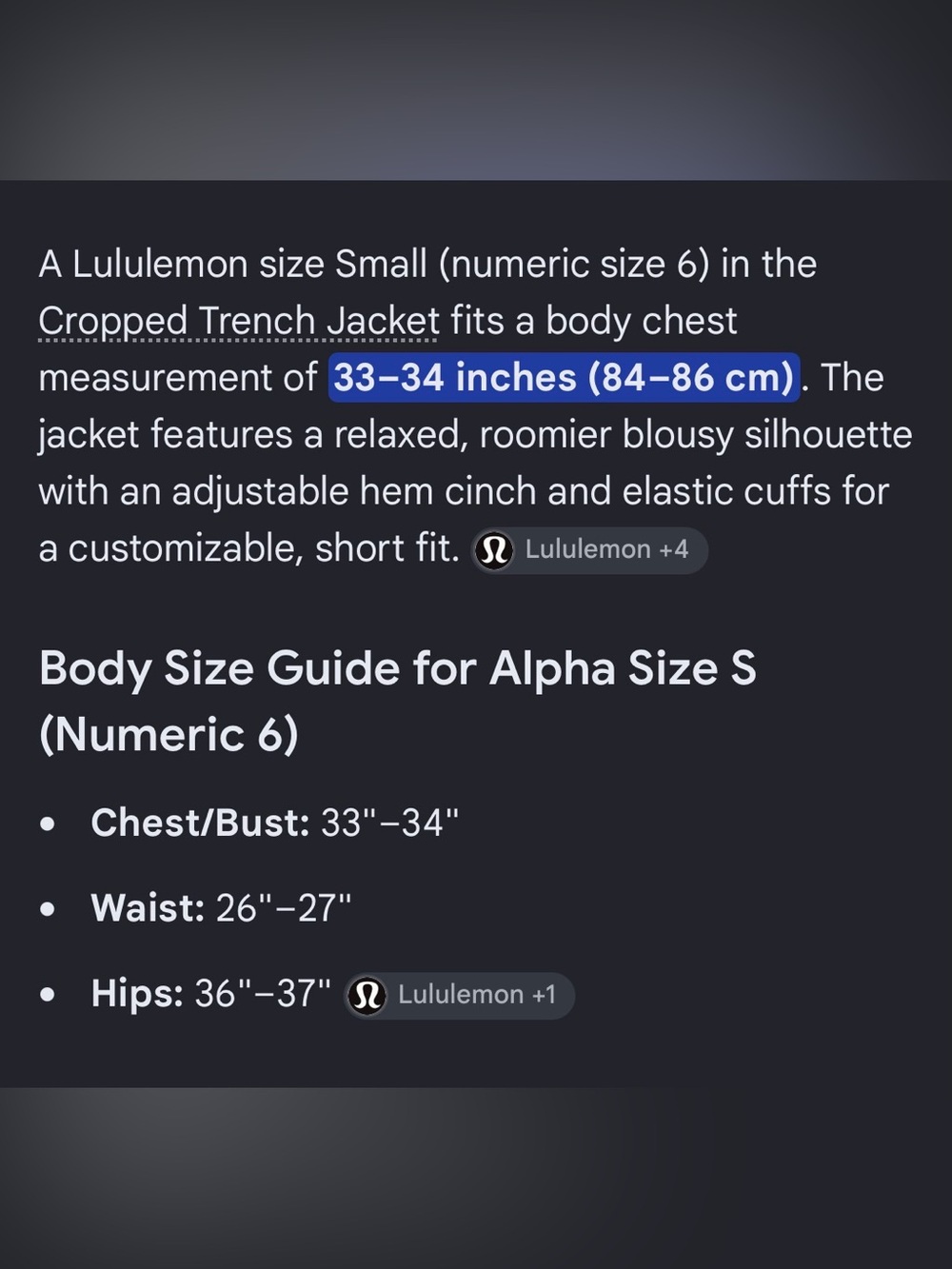 Lululemon cropped trench jacket - Picture 11 of 12
